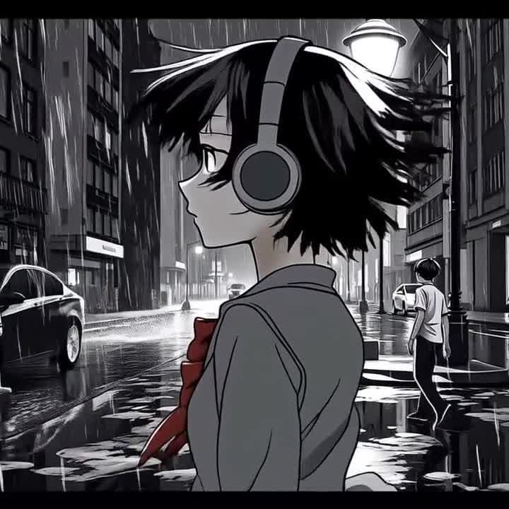 Sample frame from the finished anime-style video